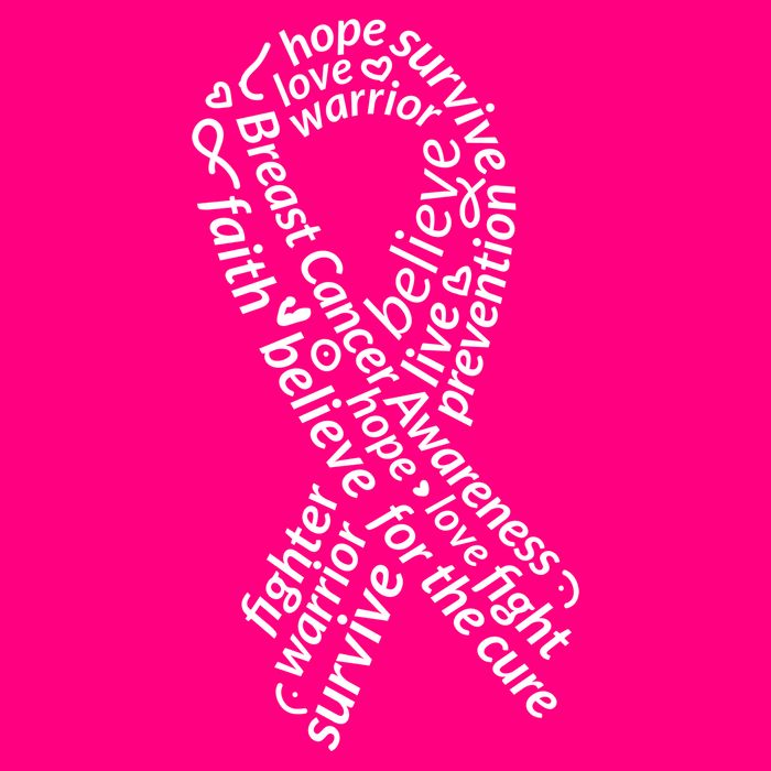 Breast Cancer Warrior Ribbon Awareness Long Sleeve Shirt