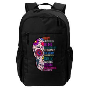 Breast Cancer Warrior I Am The Storm Quote Daily Commute Backpack