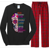 Breast Cancer Warrior I Am The Storm Quote Long Sleeve Pajama Set