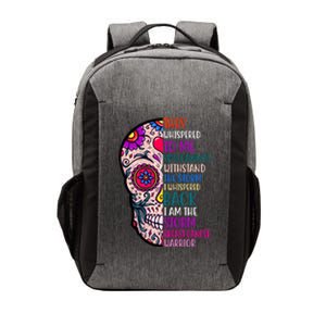 Breast Cancer Warrior I Am The Storm Quote Vector Backpack