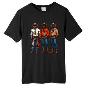 Black Cowboy Western Rodeo Melanin Black History Texas Tall Fusion ChromaSoft Performance T-Shirt