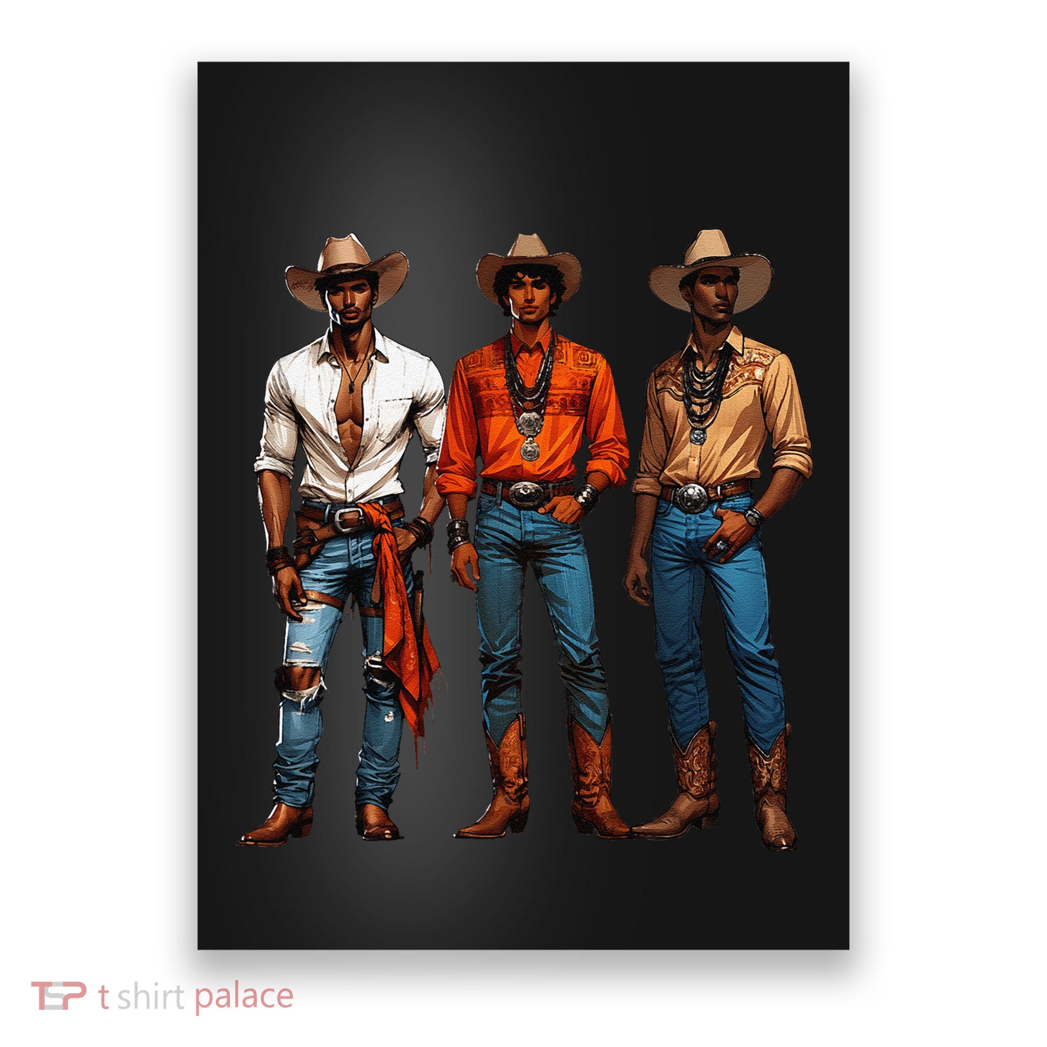 Black Cowboy Western Rodeo Melanin Black History Texas Poster