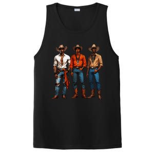 Black Cowboy Western Rodeo Melanin Black History Texas PosiCharge Competitor Tank