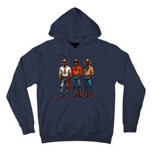 Black Cowboy Western Rodeo Melanin Black History Texas Tall Hoodie