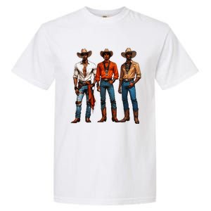 Black Cowboy Western Rodeo Melanin Black History Texas Garment-Dyed Heavyweight T-Shirt