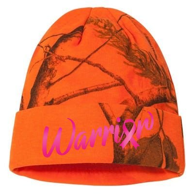 Breast Cancer Warrior Kati Licensed 12" Camo Beanie