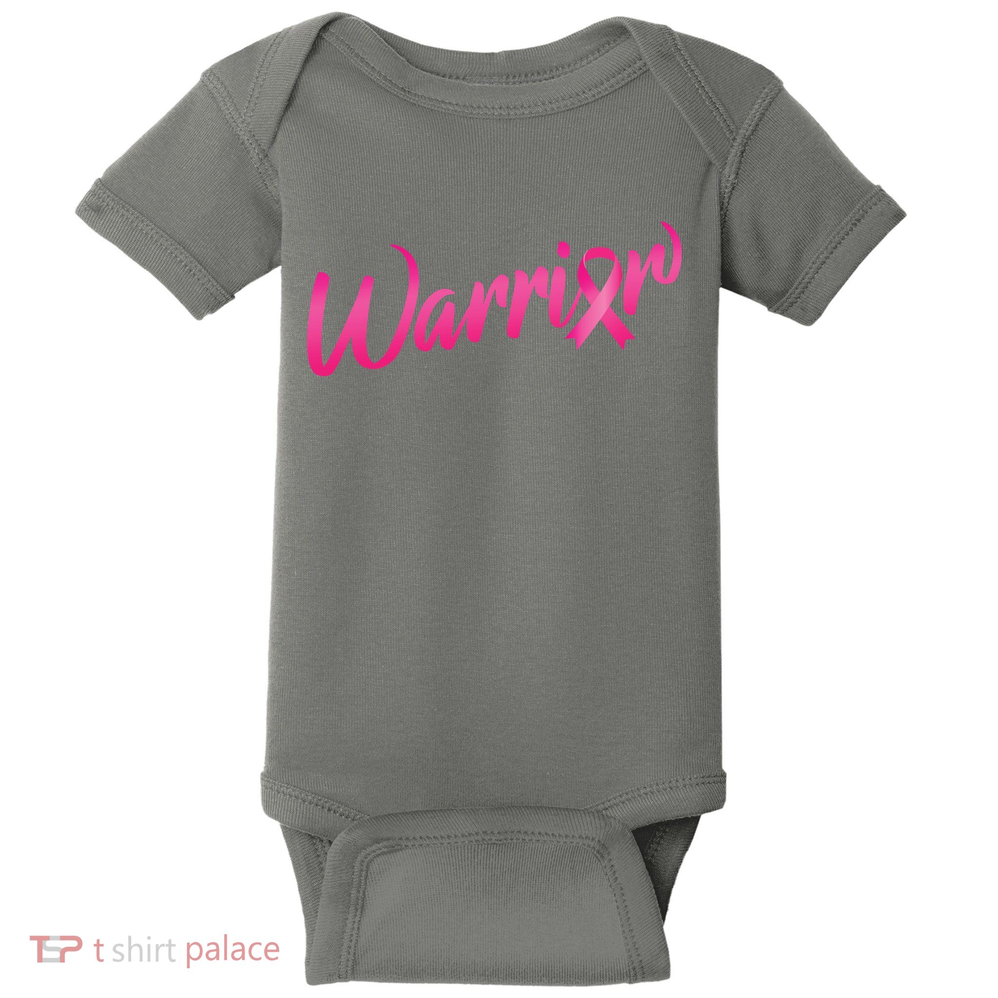 Breast Cancer Warrior Baby Bodysuit