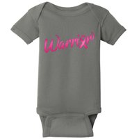 Breast Cancer Warrior Baby Bodysuit