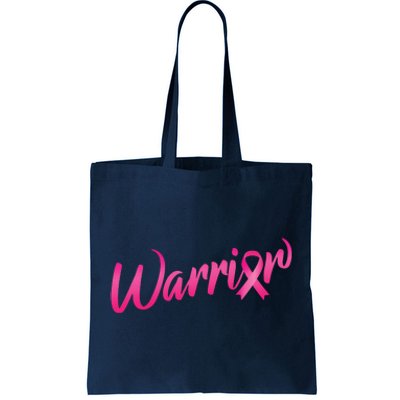 Breast Cancer Warrior Tote Bag