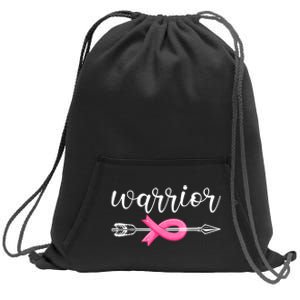 Breast Cancer Warrior Breast Cancer Awareness  Sweatshirt Cinch Pack Bag