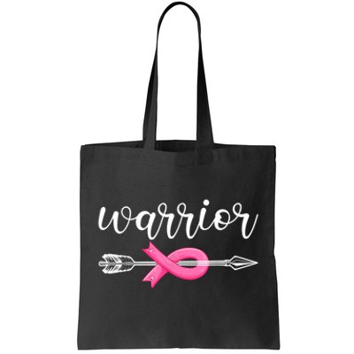 Breast Cancer Warrior Breast Cancer Awareness  Tote Bag