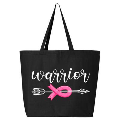 Breast Cancer Warrior Breast Cancer Awareness  25L Jumbo Tote