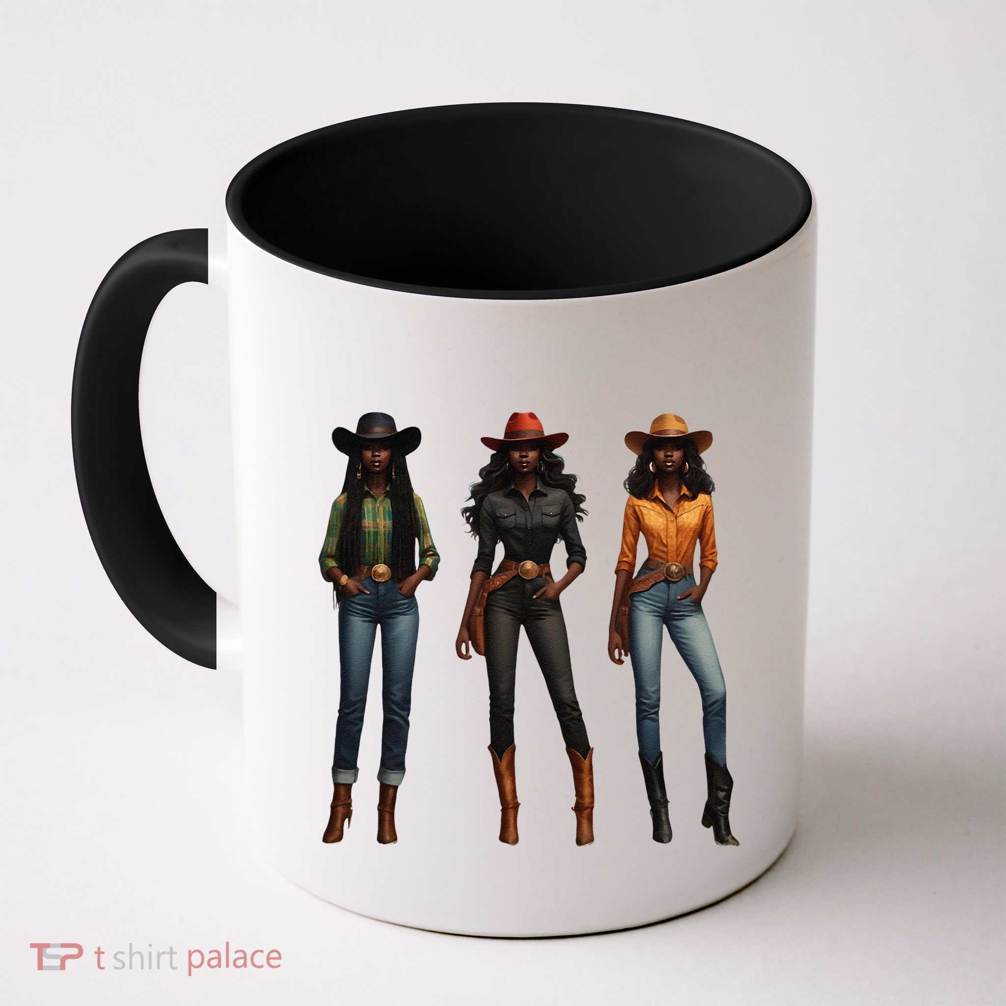 Black Cowgirl Western Rodeo Melanin Black History Texas Mug