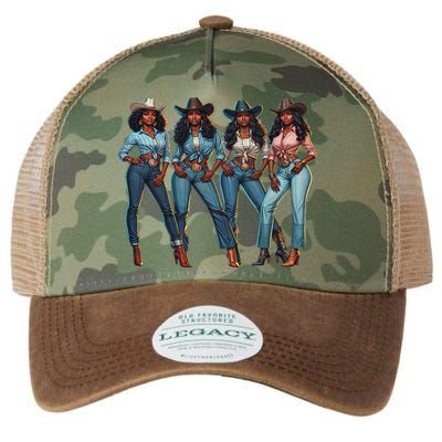 Black Cowgirl Western Rodeo Melanin Qween Black Girl Legacy Tie Dye Trucker Hat