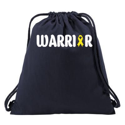 Bladder Cancer Warrior Gift Awareness Fighter Quote Saying Gift Drawstring Bag