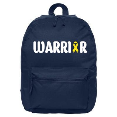 Bladder Cancer Warrior Gift Awareness Fighter Quote Saying Gift 16 in Basic Backpack