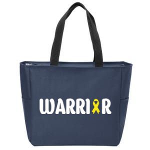 Bladder Cancer Warrior Gift Awareness Fighter Quote Saying Gift Zip Tote Bag