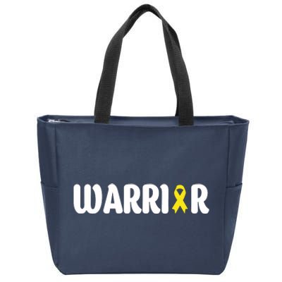 Bladder Cancer Warrior Gift Awareness Fighter Quote Saying Gift Zip Tote Bag