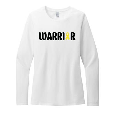 Bladder Cancer Warrior Gift Awareness Fighter Quote Saying Gift Womens CVC Long Sleeve Shirt