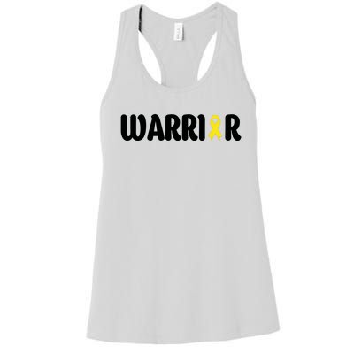 Bladder Cancer Warrior Gift Awareness Fighter Quote Saying Gift Women's Racerback Tank