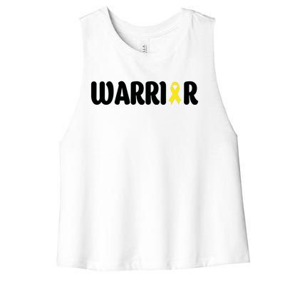 Bladder Cancer Warrior Gift Awareness Fighter Quote Saying Gift Women's Racerback Cropped Tank