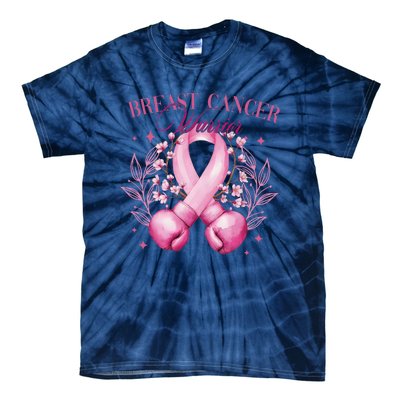 Breast Cancer Warrior Fighter Tie-Dye T-Shirt