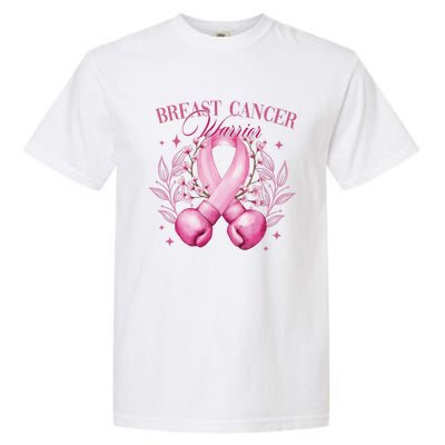 Breast Cancer Warrior Fighter Garment-Dyed Heavyweight T-Shirt