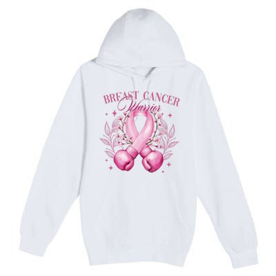 Breast Cancer Warrior Fighter Premium Pullover Hoodie