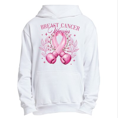 Breast Cancer Warrior Fighter Urban Pullover Hoodie