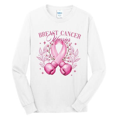 Breast Cancer Warrior Fighter Tall Long Sleeve T-Shirt