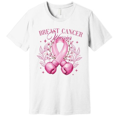 Breast Cancer Warrior Fighter Premium T-Shirt