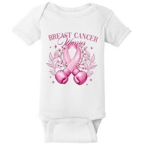 Breast Cancer Warrior Fighter Baby Bodysuit