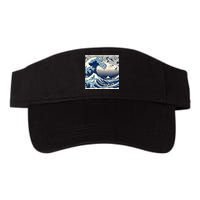 Blue Cats Wave For Kamala Funny Cat Ladies Valucap Bio-Washed Visor