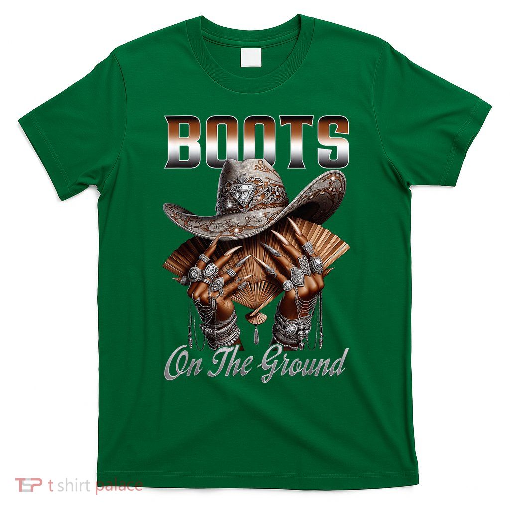 Boot Cowboy Western Cowgirl Linedance T-Shirt