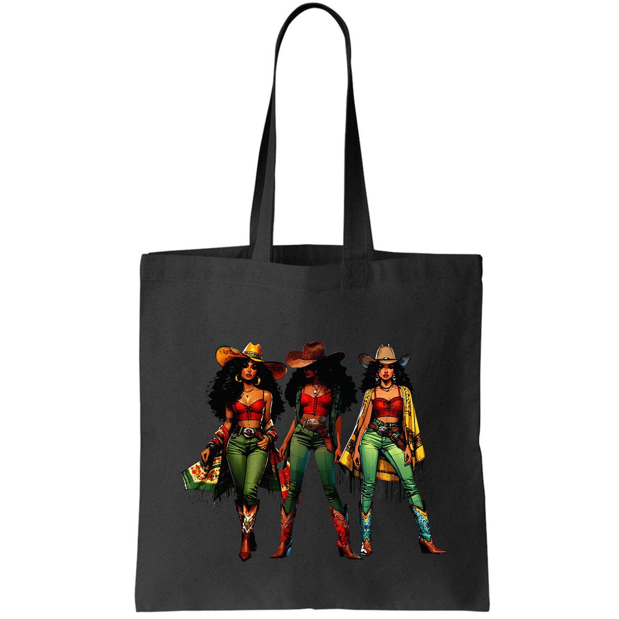 Black Cowgirl Western Rodeo Melanin Juneteenth Freedom Texas Bag