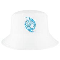 Blue Cat Wave Cool Comfort Performance Bucket Hat