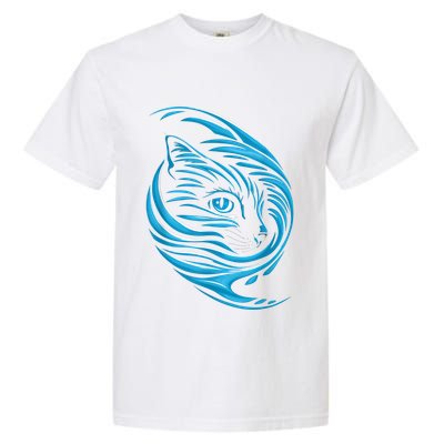 Blue Cat Wave Garment-Dyed Heavyweight T-Shirt