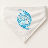 Blue Cat Wave USA-Made Doggie Bandana