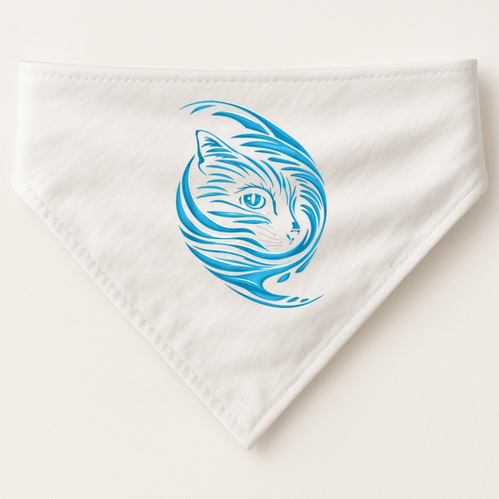 Blue Cat Wave USA-Made Doggie Bandana