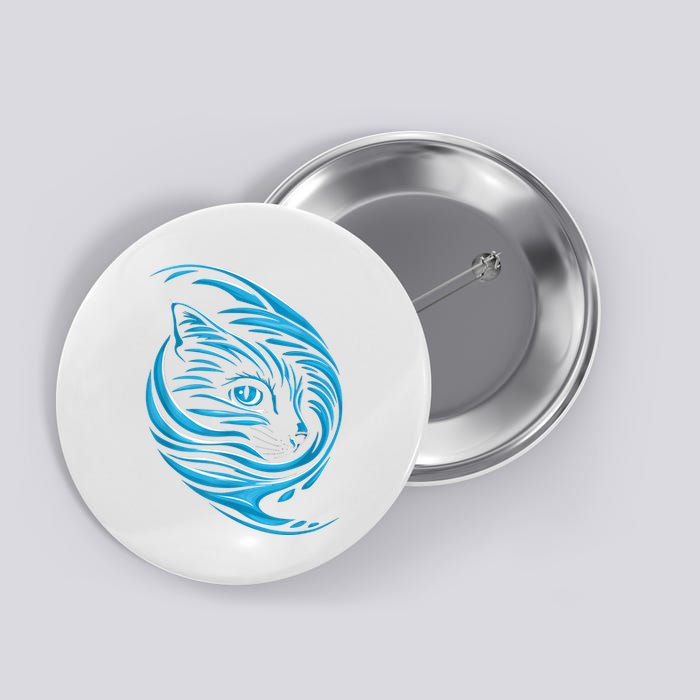 Blue Cat Wave Button