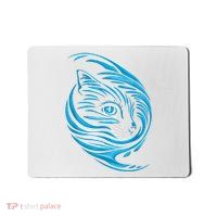 Blue Cat Wave Mousepad
