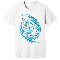Blue Cat Wave Premium T-Shirt