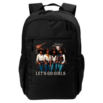 Black Cowgirl Western Rodeo Melanin Juneteenth Texas Daily Commute Backpack