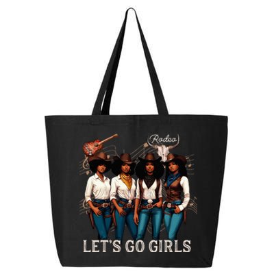 Black Cowgirl Western Rodeo Melanin Juneteenth Texas 25L Jumbo Tote