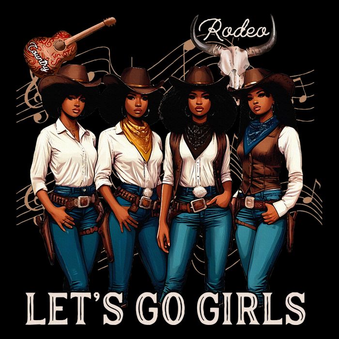 Black Cowgirl Western Rodeo Melanin Juneteenth Texas Baby Bodysuit