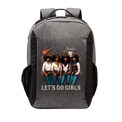 Black Cowgirl Western Rodeo Melanin Juneteenth Texas Vector Backpack