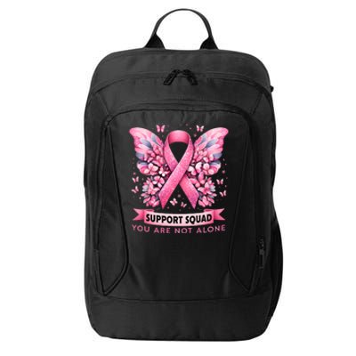 Breast Cancer Warrior Breast Cancer Awareness Support Squad City Backpack