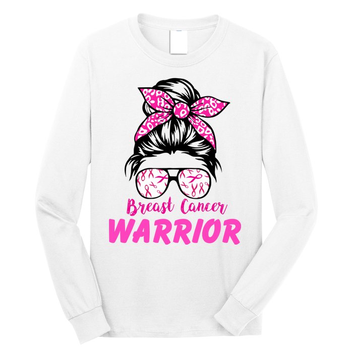 Breast Cancer Warrior Long Sleeve Shirt