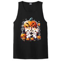 Baby Cats With Pumpkin Halloween Costume Boy PosiCharge Competitor Tank