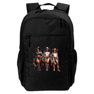 Black Cowgirl Western Rodeo Melanin Black History Texas Backpack